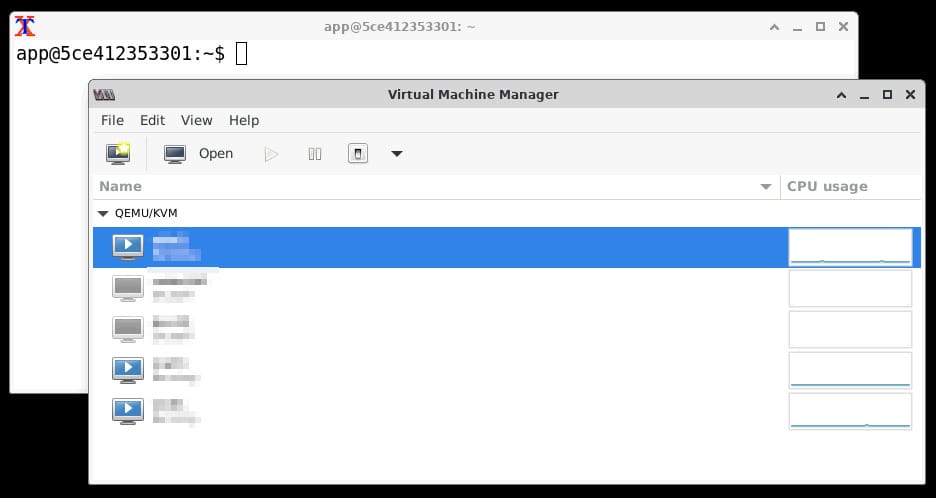 virt-manager in Docker